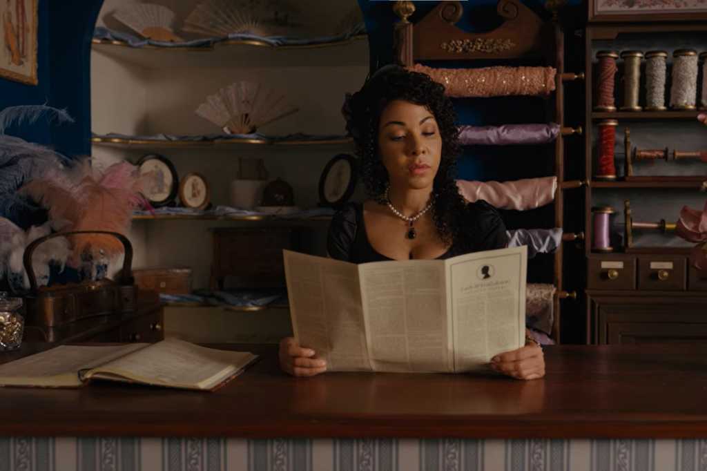 A scene from the Netflix show 'Bridgerton