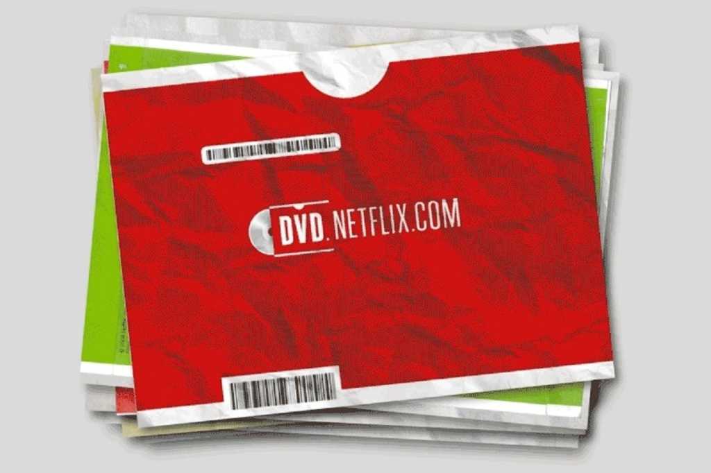 Netflix DVD by mail envelope