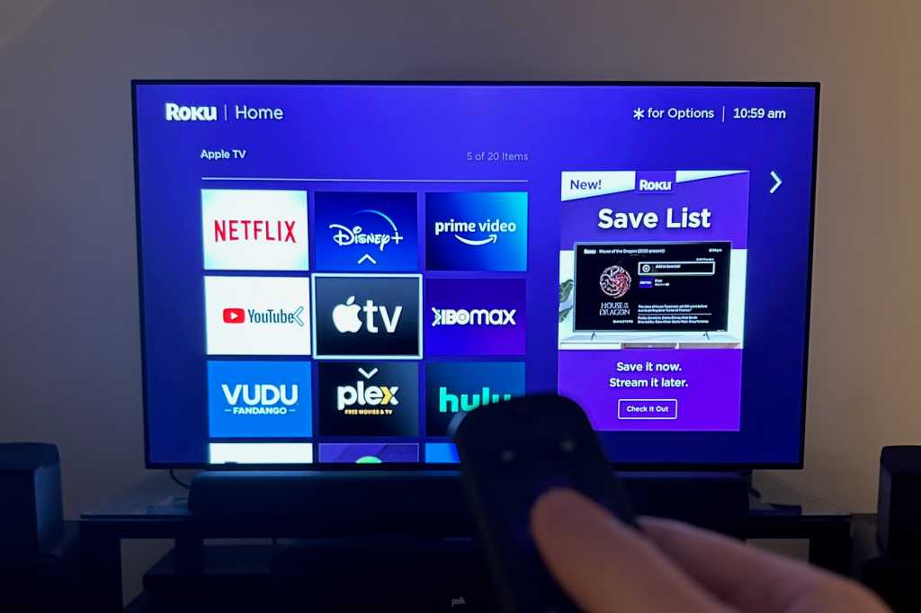 How to move or remove Roku channels