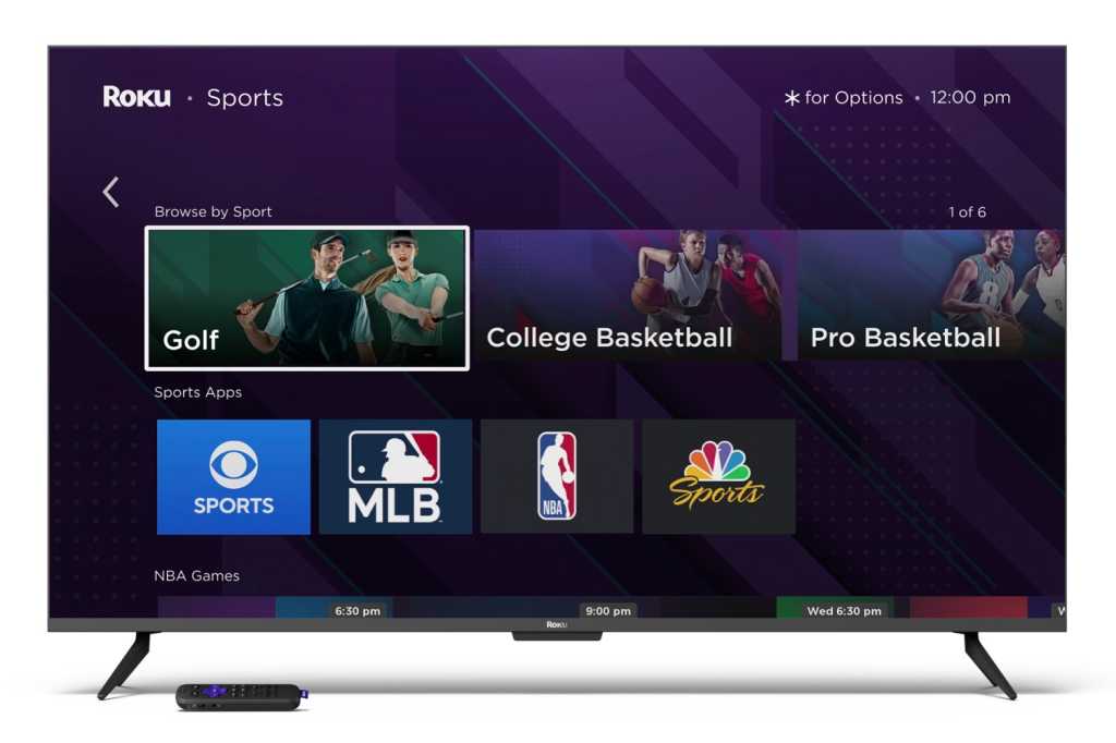Roku Sports experience