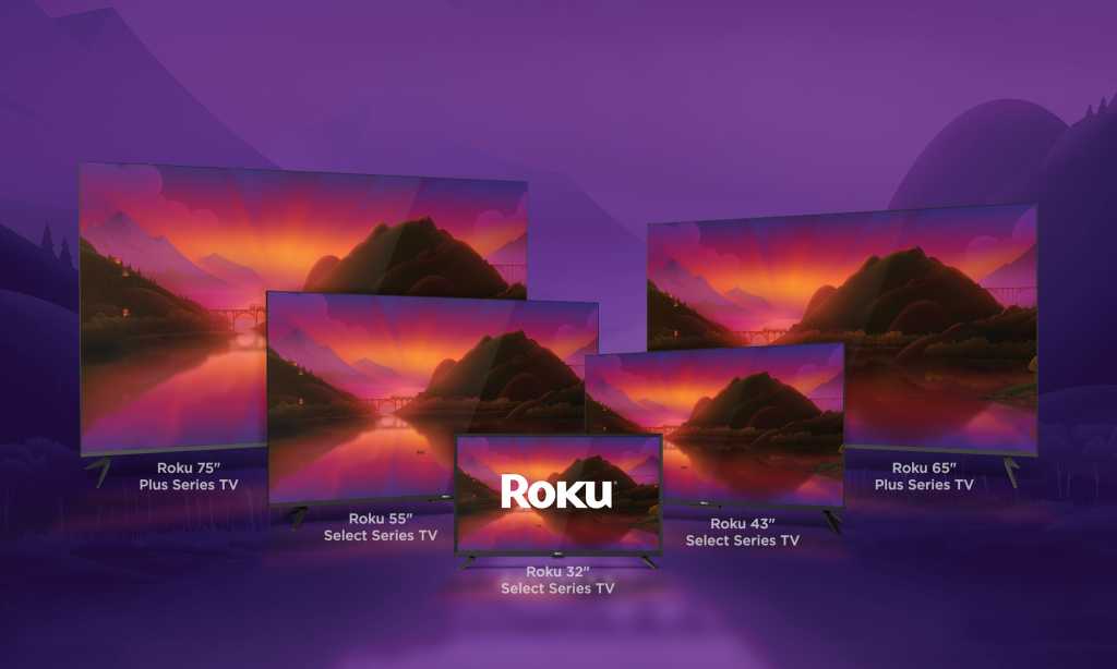 Roku TV models in several sizes