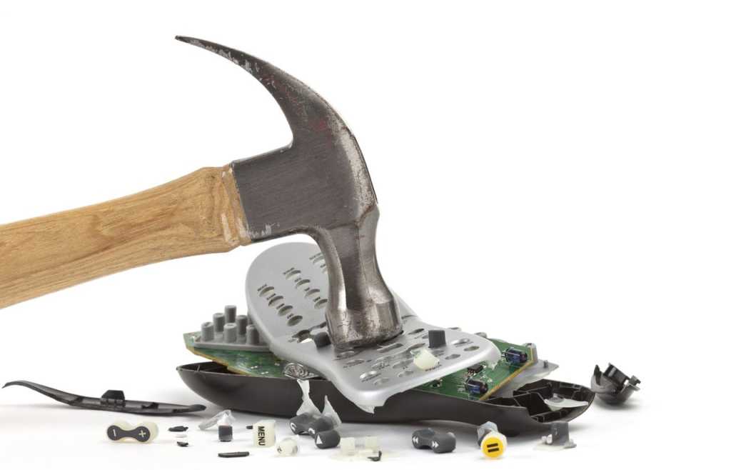 smash the remote