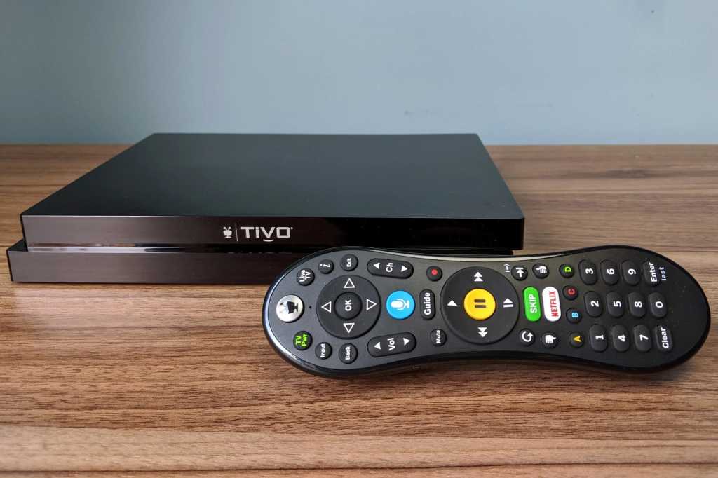 TiVo Edge DVR and remote