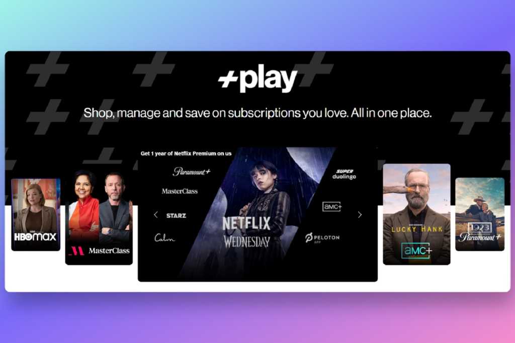 Verizon+play landing page