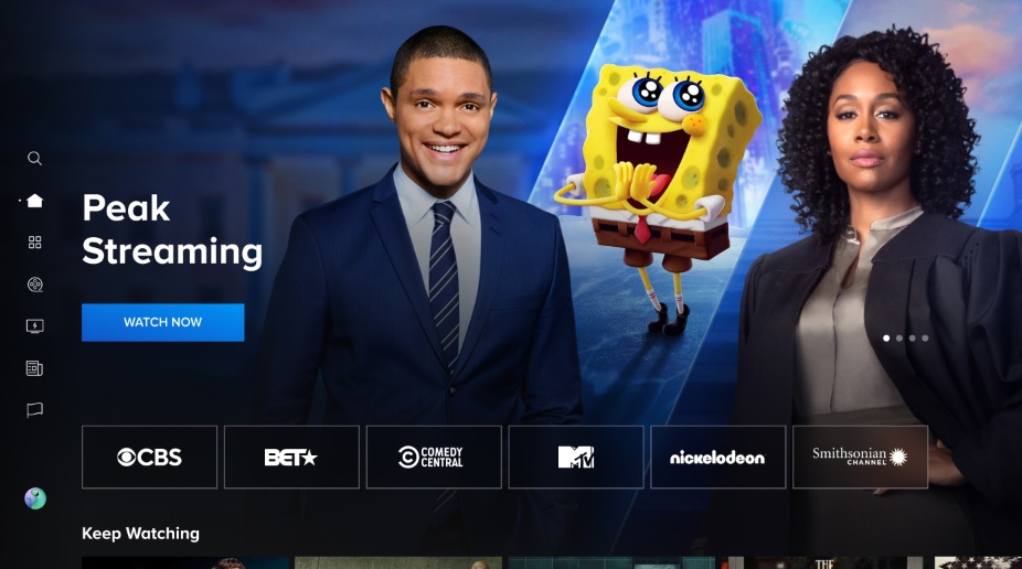 Paramount+ home screen