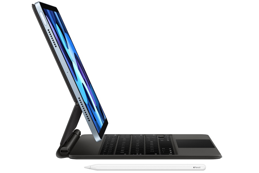 iPad Air with accessories