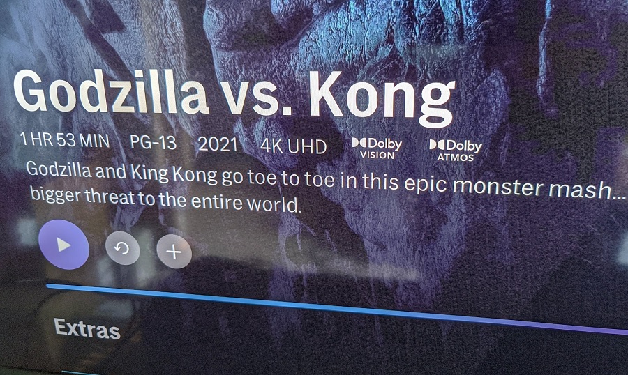 4K HDR indicators in HBO Max