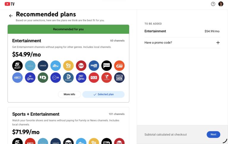 YouTube TV’s hidden genre plans and how find them