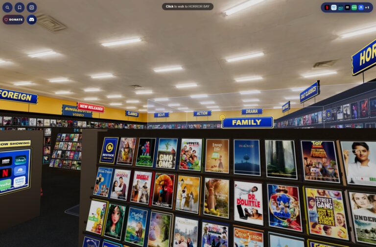 This digital Blockbuster clone is a beautiful nostalgia trip